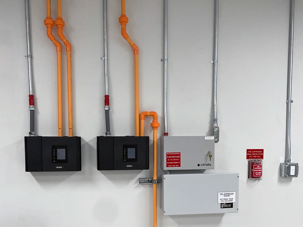 fire defense vesda clean agent fire suppression system integration