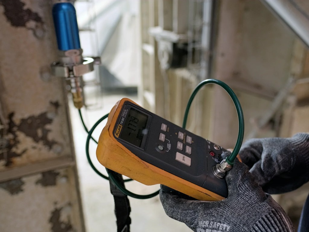 pressure detector functional testing