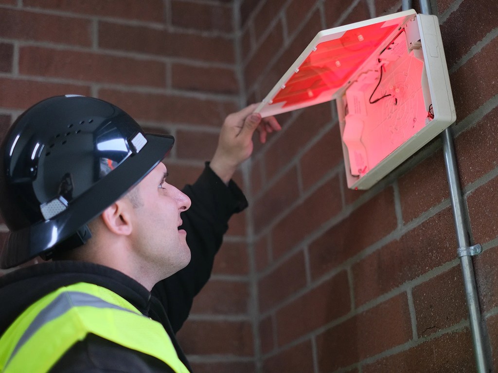 emergency light unit inspection testing