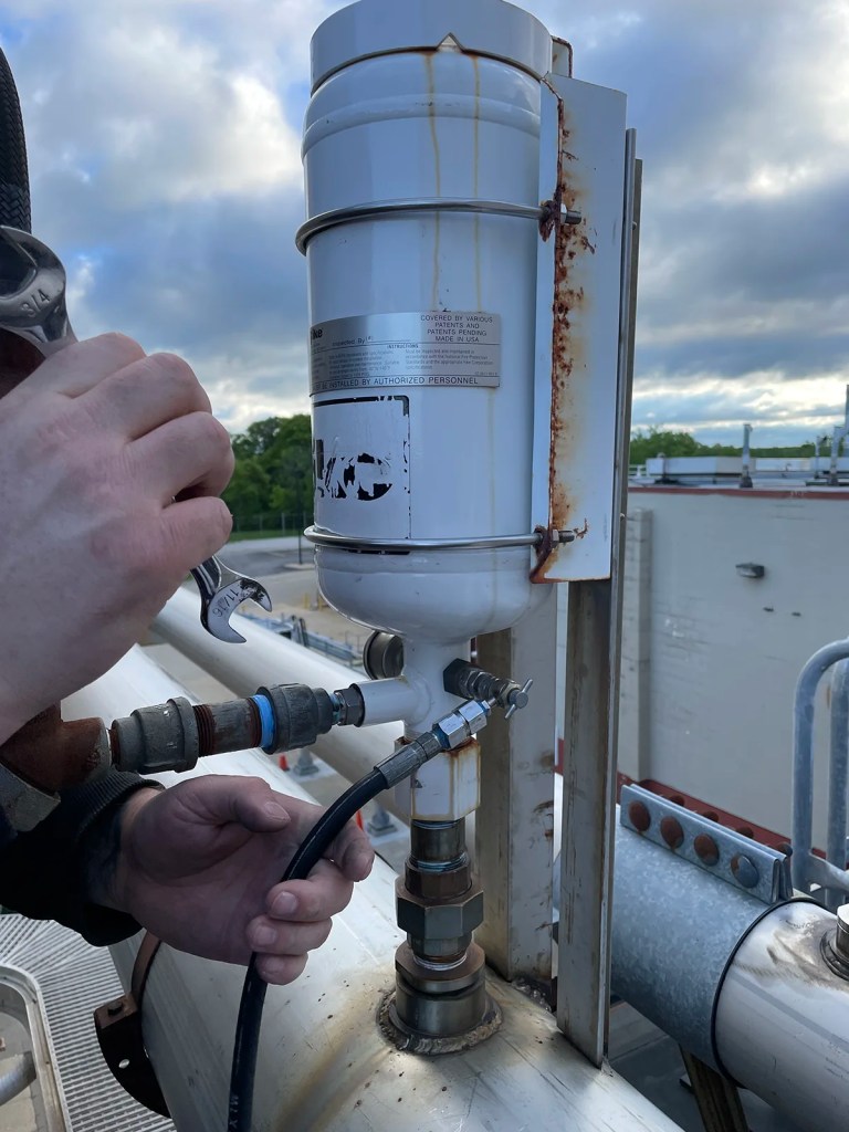 fike srd chemical isolation dust collector ductwork rebuild